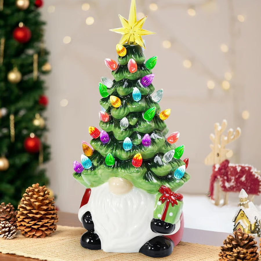 Lighted Christmas Gnome Tree - Best Gift For Family