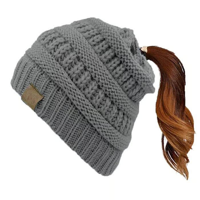 Women's Ponytail Beanie Hat