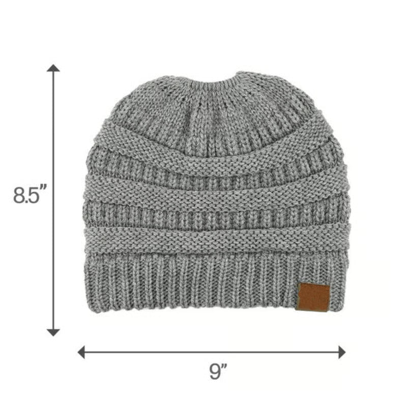 Women's Ponytail Beanie Hat