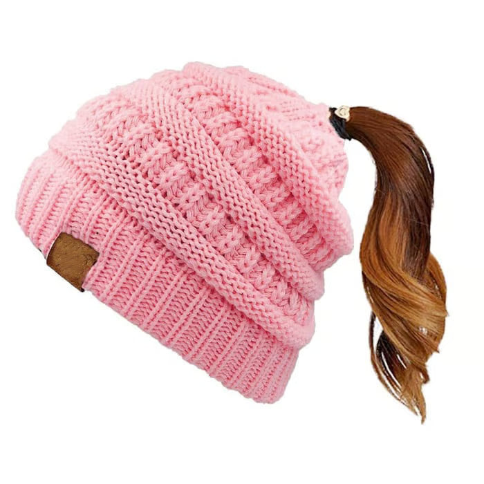 Women's Ponytail Beanie Hat