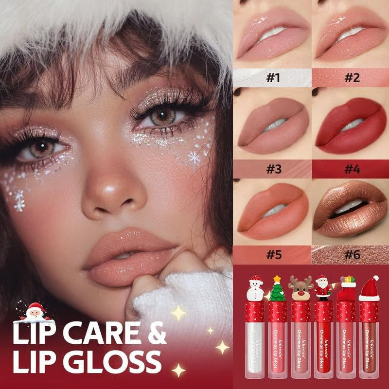 πβ¨ Christmas Lip Gloss Set β 6 Colors