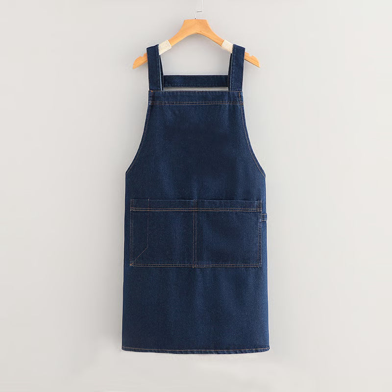 Adult Jour Apron - Lightweight Cotton Apron with Front Pocket, Ideal for Everyday Use